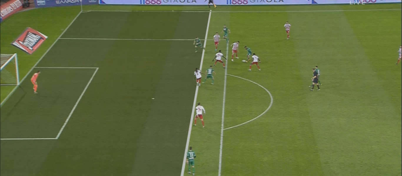 Το γκολ-οφσάιντ του Παναθηναϊκού (φωτό)